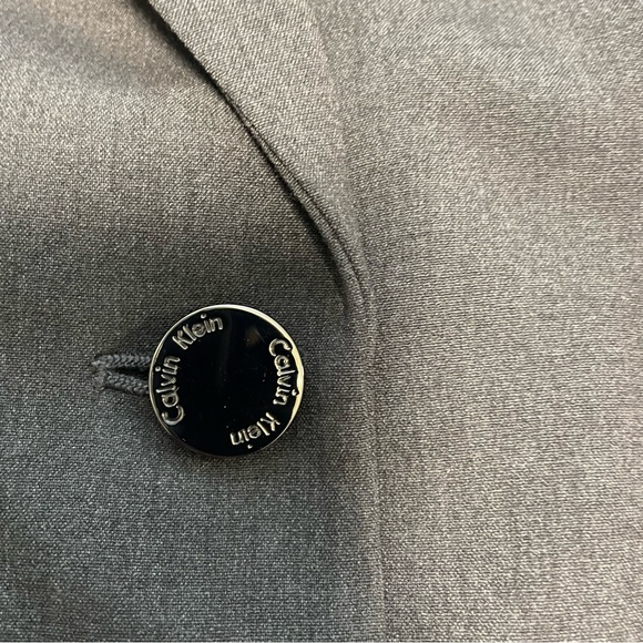 Calvin Klein Women’s Jacket Blazer NWT Grey Two Button Front Size 20W Li… - Picture 7 of 8